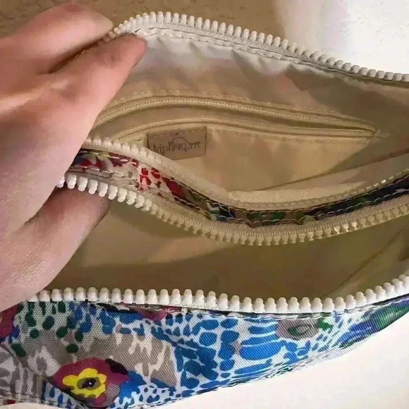 Kipling Alvar Tote Crossbody Bag Daisy Floral Shoulder - Picture 2 of 7